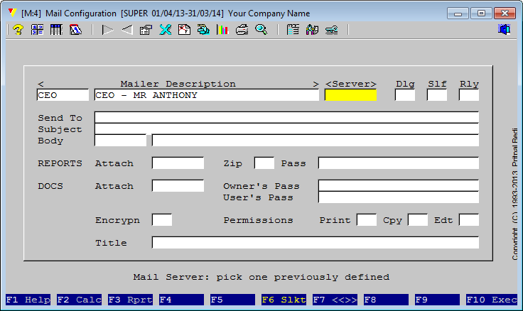 A <Target> is an eMail address or a bunch of email addresses separated with a space. An SMTP server is associated with each <Target> through which mails are relayed.